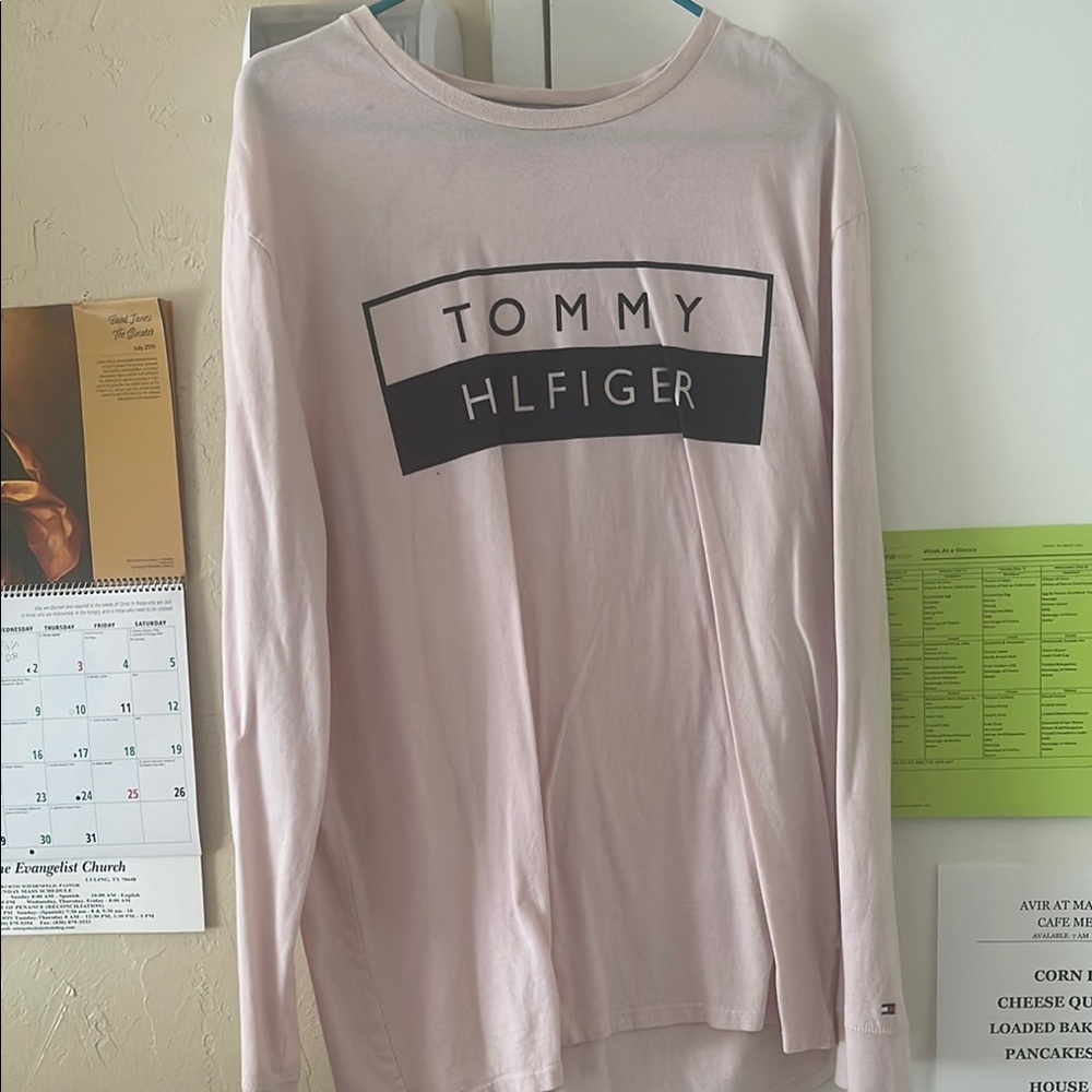 Tommy Hilfiger Light Pink Logo Tee